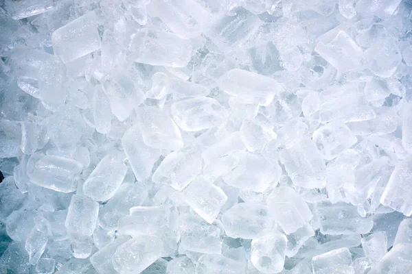Багато Білих Кубиків Льоду Складених Один Одного Щоб Використовувати Організації — стокове фото
