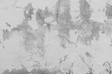 Eski Beton Duvar Siyah beyaz renkte, beton duvar, kırık duvar, arkaplan dokusu