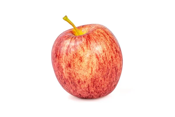 Gala Äpplen Isolera Vit Bakgrund Med Klippbana — Stockfoto