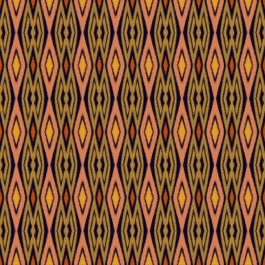 Klasik Afrika desenli desenli desenli nakış ve Tayland örgü nakışı. Geometrik etnik doğulu dikişsiz geleneksel desen. ,