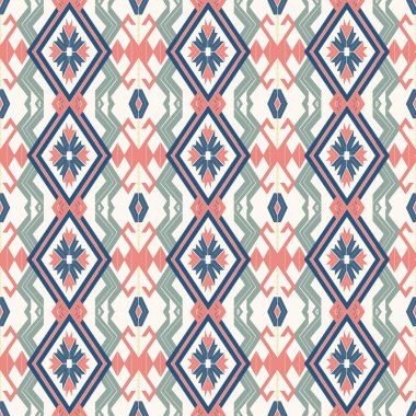 Geometrik etnik kalıplar. Saree, Patola, Sari, Dupatta, Vyshyvanka, Rushnyk, Dupatta, Giyim, kumaş, batik, örgü, nakış, Ikkat, Pixel desenli. Geleneksel Görev. Tayland deseni.