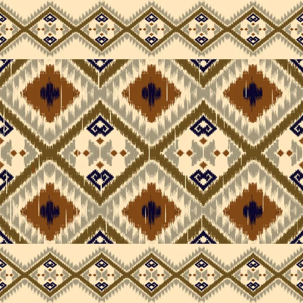 아프리카의 자수를 섞어서 Knitted 섞는다 Geometry Articental Seamless Pattery Geometry — 스톡 사진