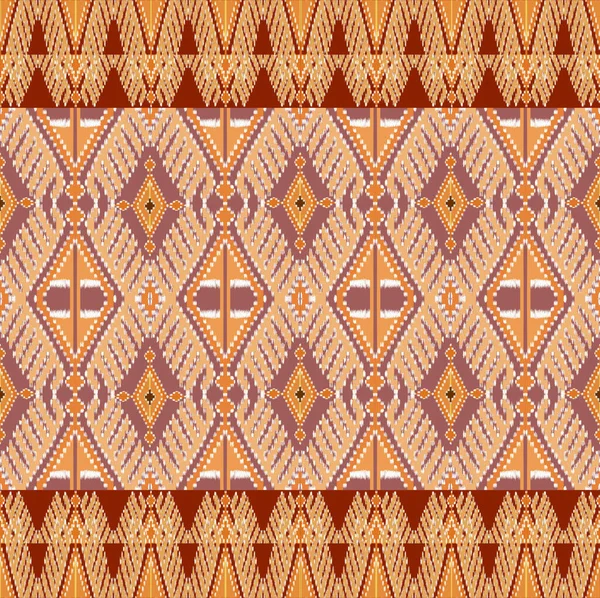 아프리카의 자수를 섞어서 Knitted 섞는다 Geometry Articental Seamless Pattery Geometry — 스톡 사진