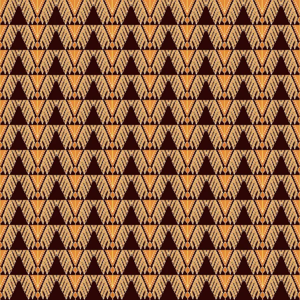 Colorato Africano Ikat Paisley Ricamo Mescolare Tailandese Ricamo Maglia Geometrico — Foto Stock