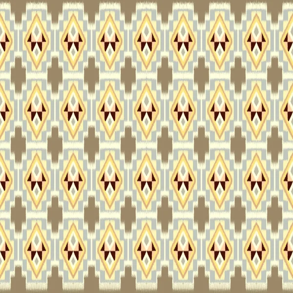 Klassiek Afrikaans Ikat Paisley Borduurwerk Mix Thais Gebreid Borduur Geometrisch — Stockfoto