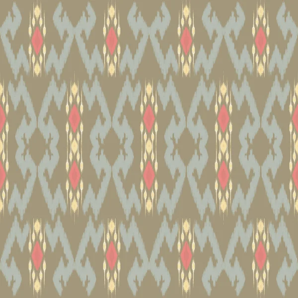 Classic African Ikat Paisley Embroidery Mix Thai Knitted Embroidery Geometric — Stock Photo, Image