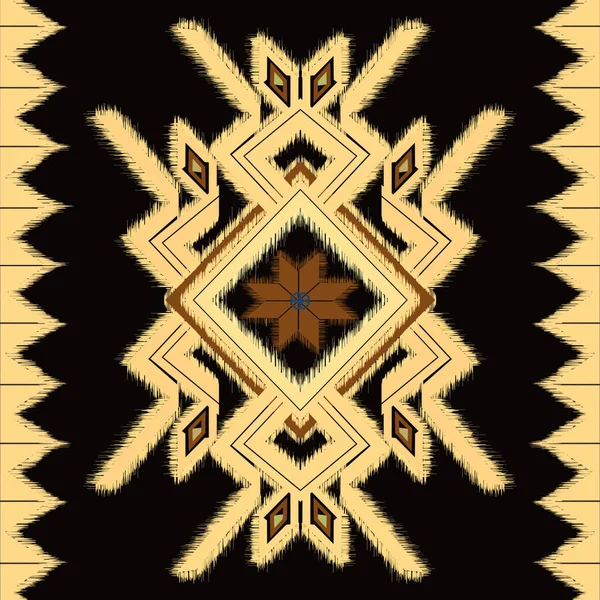 Klassiek Afrikaans Ikat Paisley Borduurwerk Mix Thais Gebreid Borduur Geometrisch — Stockfoto