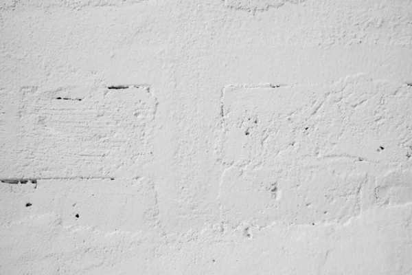 旧轻白色混凝土墙 黑色和白色 水泥墙 破碎的墙 背景纹理 — 图库照片
