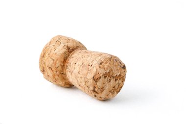 Beyaz şarap mantarı. Kapat.