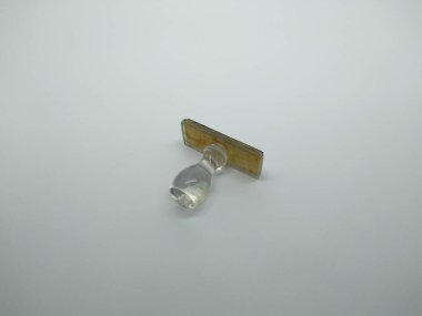 Acrylic crystal stamp on a white background