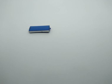 flash memory which is blue in the shape of a square