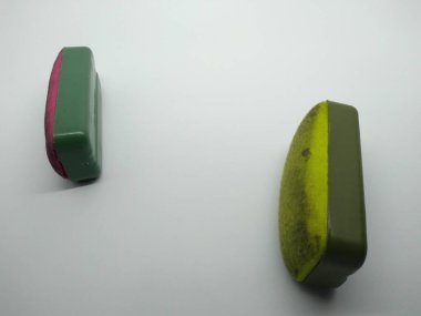 whiteboard eraser on white background