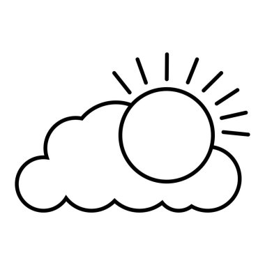 hava tahmini ikon vektör illüstrasyonuName