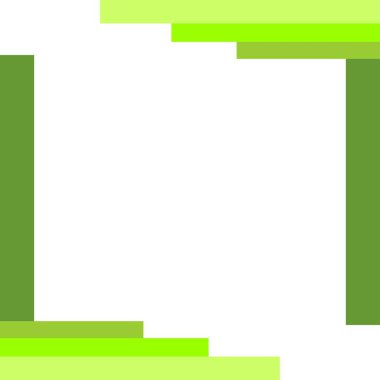 Kareli soyut yeşil arkaplan çerçevesinin çizimi