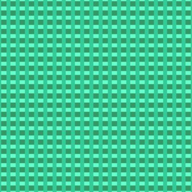 Kusursuz yeşil kareli desenli vektör çizimi