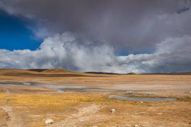 Güzel dağ manzarası. Doğa, seyahat