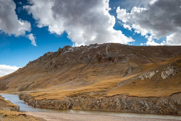 Estrada Montanha Tibete China — Fotografia de Stock