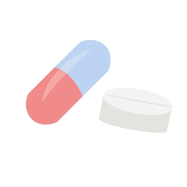 Grafische Illustration Von Medikamentenpillen Idee Für Medikamentendruck Banner Hintergrund Bücher — Stockfoto
