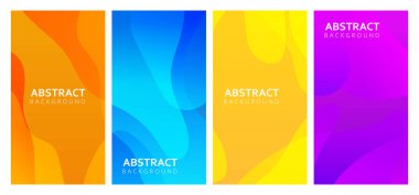 Gradyan Soyut Sıvı Arkaplan Koleksiyonu