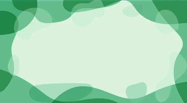 Grön Abstrakt Våg Bakgrundsdesign — Stock vektor