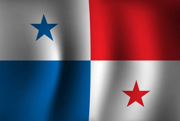 Panama Flaga Tło Macha Narodowy Dzień Niepodległości Baner Tapety — Wektor stockowy