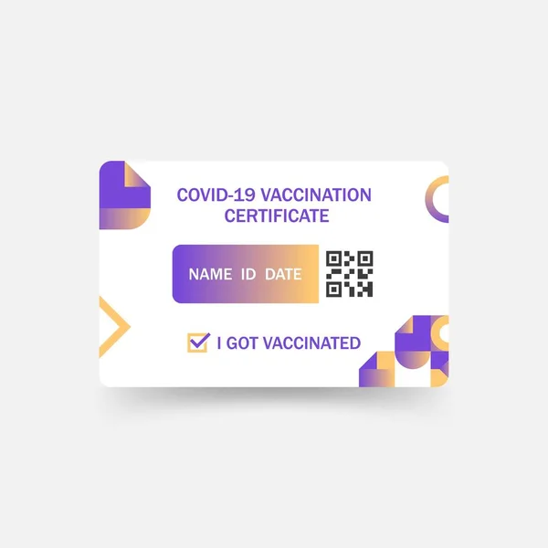 Illustration Zum Impfpass Symbol Für Impfkarte Oder Reisepass Indonesische Impfkarten — Stockvektor