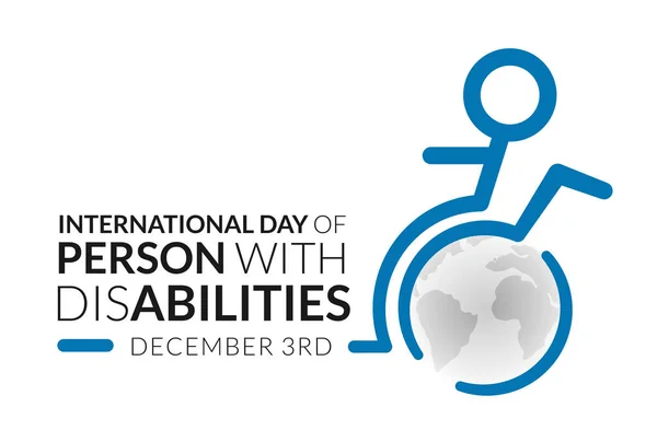 International Day Person Disabilities — Stock Vector
