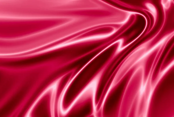 Satin Silk Background Viva Magenta Color — Stock Photo, Image