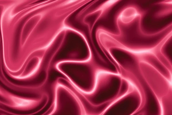 Satin Silk Background Viva Magenta Color — Stock Photo, Image
