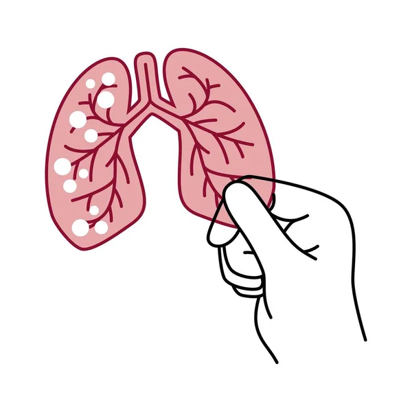 World Tuberculosis Day Design Awareness Illustration Day Pneumonia Respiratory Diseases — стоковый вектор