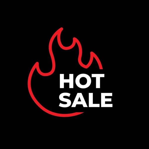 Hot Sale Tag Vector Hot Sale Symbol — Stock Vector