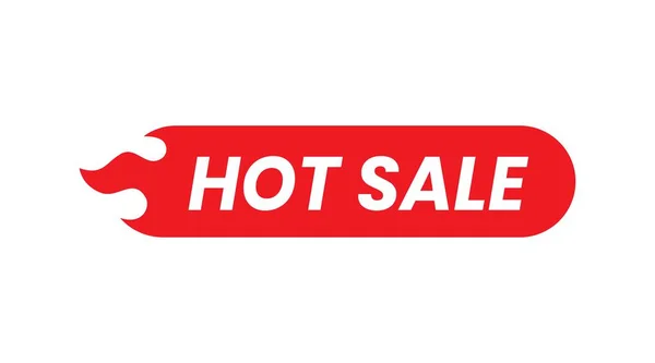 Heißer Verkauf Tag Vektor Heißes Verkaufssymbol — Stockvektor
