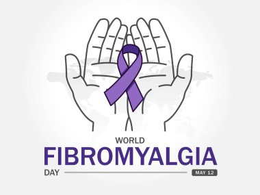 Dünya Fybromyalji Günü Şiddet, Pankreas, Esophageal, Testis kanseri, Alzheimer, epilepsi, lupus, Sarkoidoz ve Fibromiyalji için mor kurdele