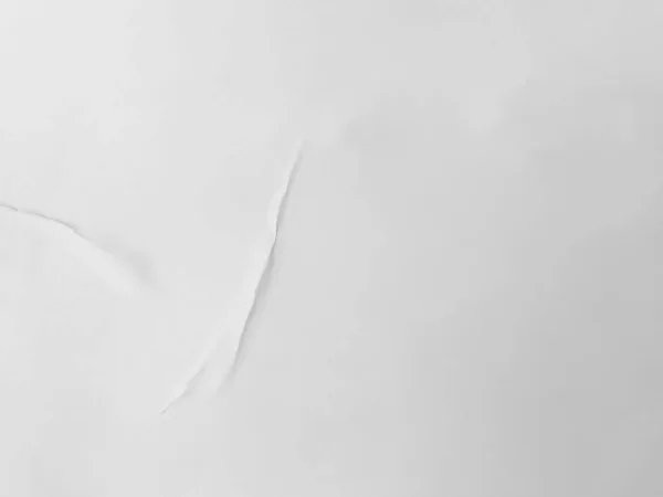 Λευκό Λευκό Κολλημένο Χαρτί Για Επικάλυψη Υφής Αφίσας Συντετριμμένη Και — Φωτογραφία Αρχείου