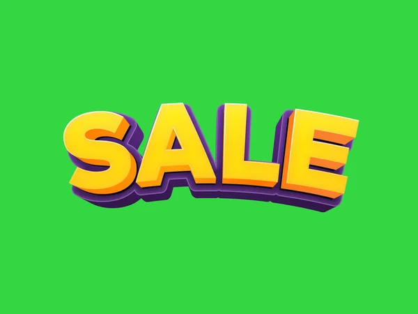 Sale Text Effect Title — Stock Photo, Image