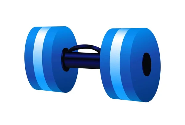 Aquatic Exercise Dumbell Water Aerobics — Stock Vector