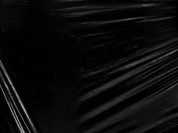 Siyah Şeffaf Plastik Ambalaj Dokusu Arka Planda Poster Tasarımı Fotoğraf — Stok fotoğraf