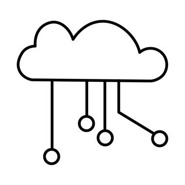 Yapay Zeka Çizgisi Sanat Simgesi 09