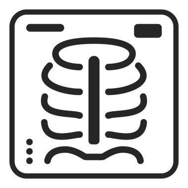 X ışını Roentgen Radyografi simgesi