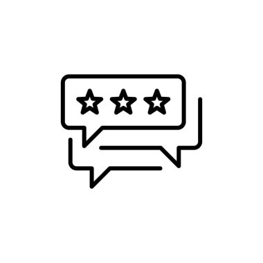 Müşteri gözden geçirme simgesi, kalite değerlendirmesi, geri bildirim 03