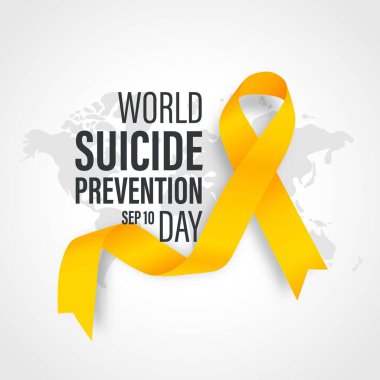 Dünya İntihar Önleme Günü 'nün Vektör İllüstrasyonu. 03