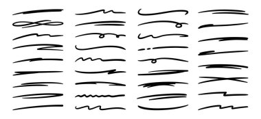 Çizgi film el çizimi vurgu tasarımı için çizim biçimi