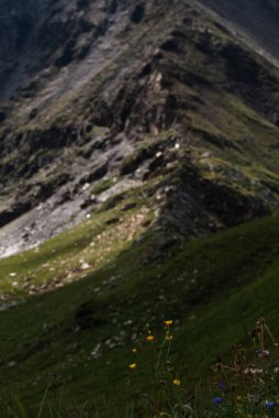 Dağların güzel manzarası