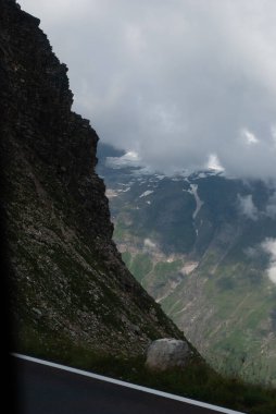 view of the beautiful alps in the mountains in Alps