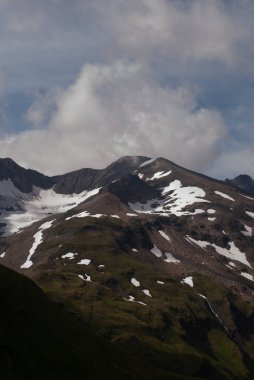 view of the beautiful alps in the mountains in Alps