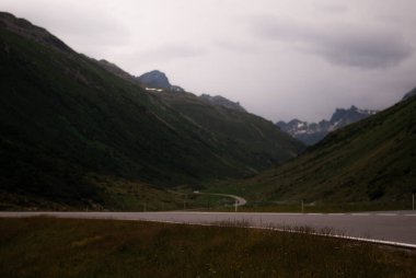 Dağların güzel manzarası