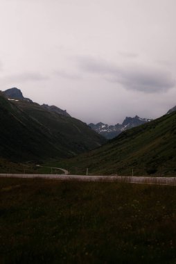 Dağların güzel manzarası