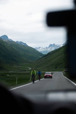 beautiful view of the mountains in Alps