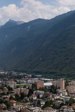 Barselona şehrinin manzarası