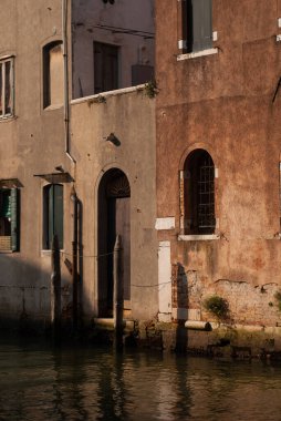 Venedik, İtalya-dolaylarında Eylül 2016: Büyük Kanal 'ın merkezindeki eski şehir